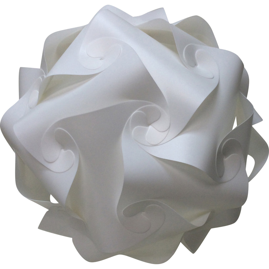 LuvALamps White Kit LuvALamps White Sphere with lights on