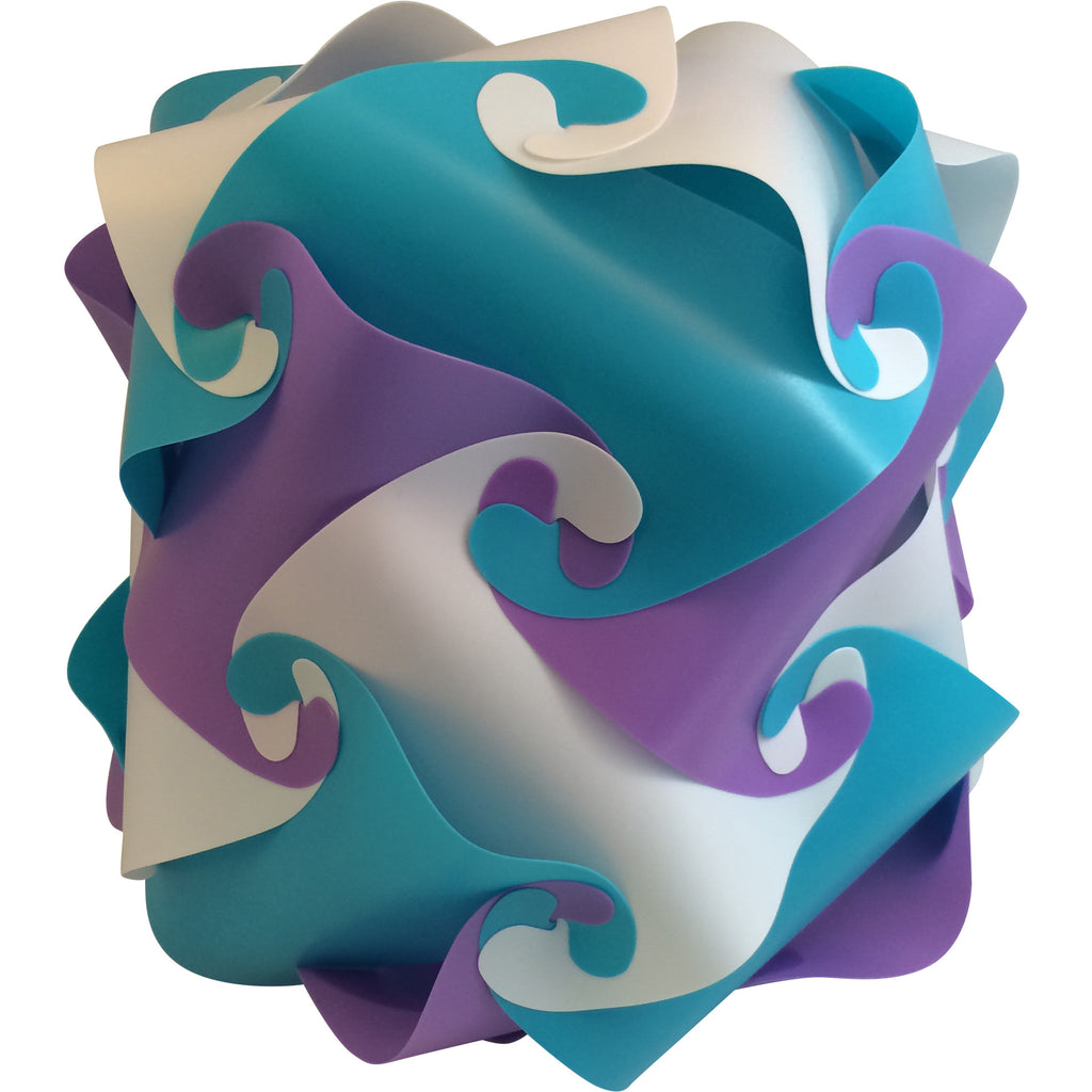 LuvALamps White/Light Purple/Teal Kit in cube