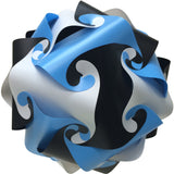 LuvALamps White/Black/Light Blue Kit in sphere